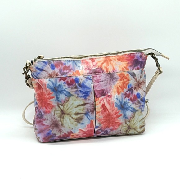 American Leather Co Handbags - American Leather Co ALC Cleveland Crossbody Bag Tie Dye Floral Leather
